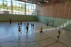 Die weibliche  E I der Handball-Füchse Scheyern beim 1. KHB-Spielbetriebsturnier