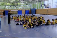 Männliche E I und männliche E II der Handball-Füchse Scheyern beim Fuchs-Cup