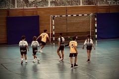 Die männliche D der Handball-Füchse Scheyern im Heimspiel gegen Donau/Paar