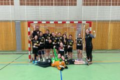 Die weibliche D I der Handball-Füchse Scheyern beim Qualifikationsturnier zur Bezirksliga