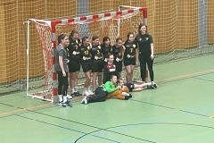 Die weibliche D I der Handball-Füchse Scheyern beim Qualifikationsturnier zur Bezirksliga