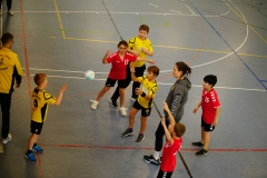 Die männliche E der Handball-Füchse Scheyern beim KHB-Spielbetriebsturnier