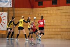 Die Damen der Handball-Füchse Scheyern im Auswärtsspiel in Rottenburg
