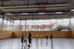 Die Minis II der Handball-Füchse Scheyern beim KHB-Turnier