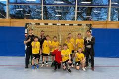 Die männliche D der Handball-Füchse Scheyern im Heimspiel gegen Gaimersheim