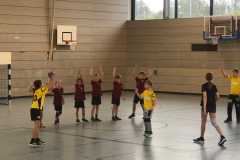 Die männliche E der Handball-Füchse beim 2. KHB-Spielbetriebsturnier