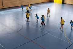 Die weibliche D-Jugend der Handball-Füchse im Heimspiel gegen den SC Kirchdorf