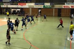 Die Herren I der Handball-Füchse Scheyern im Auswärtsspiel gegen den ASV Dachau II