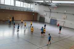 Die männliche D der Handball-Füchse Scheyern im Auswwärtsspiel gegen Neuburg