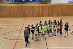Die weibliche C der Handball-Füchse Scheyern im Auswärtsspiel gegen Gaimersheim