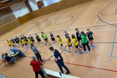 Die weibliche D der Handball-Füchse Scheyern im Auswärtsspiel gegen Gaimersheim