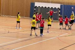 Die männliche E II der Handball-Füchse Scheyern beim 1. KHB-Spielbetriebsturnier