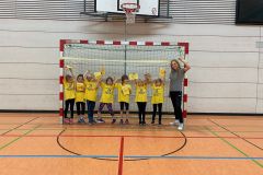 Die Bambinis der Handball-Füchse beim KHB-Spielbetriebsturnier