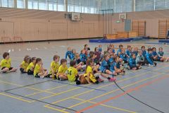 Die Minis I der Handball-Füchse Scheyern beim KHB-Turnier