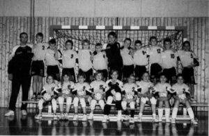 Die erste Mannschaft der Handball-Füchse Scheyern.