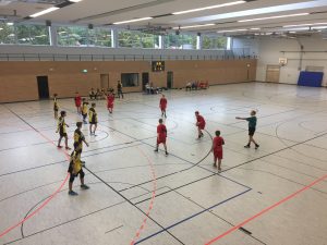 Die C-Jugend der Handball Füchse Scheyern auswärts in Neuburg