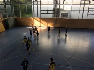 Die C-Jugend der Handball Füchse Scheyern vor heimischen Publikum