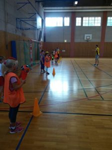 Handballtag der Scheyerer Handball-Füchse in der Scheyerer Grundschule.