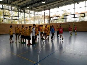 Die männliche C-Jugend der Handball-Füchse Scheyern