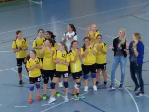 Die weibliche C-Jugend gewinnt gegen Schrobenhausen II