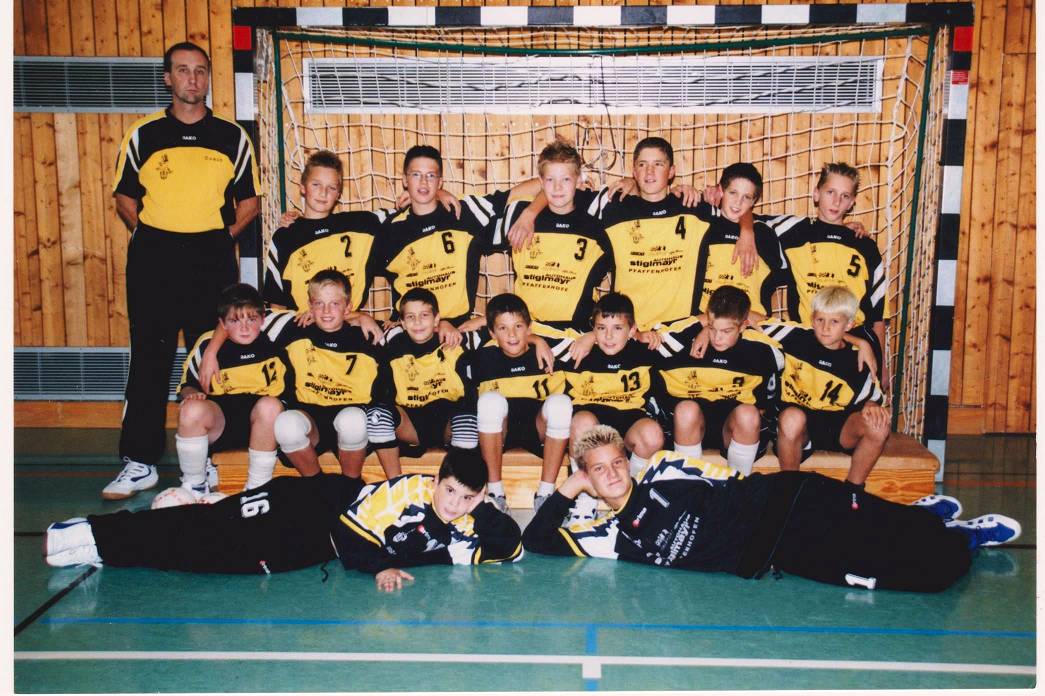 Die männliche C-Jugend der Handball-Füchse in der Saison 2000/2001