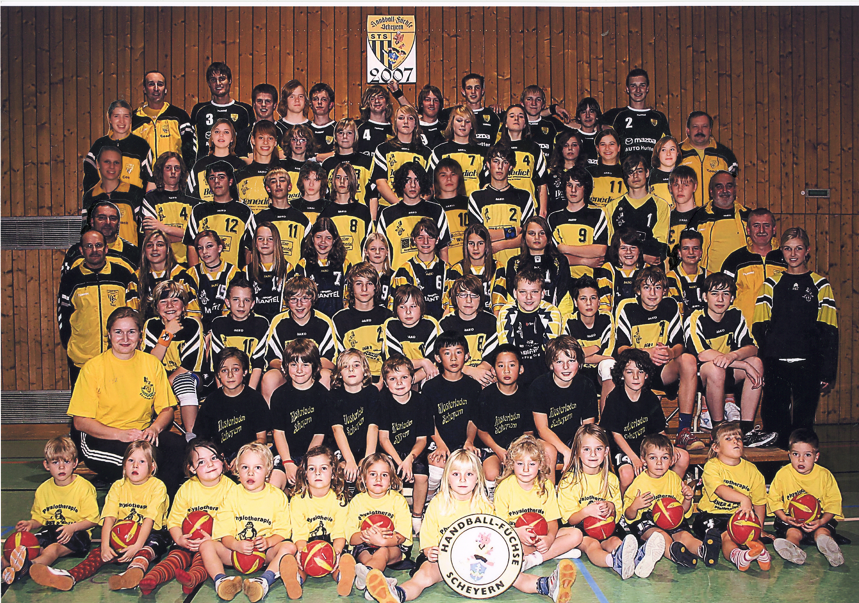Die Handball-Füchse Scheyern im Jahr 1997