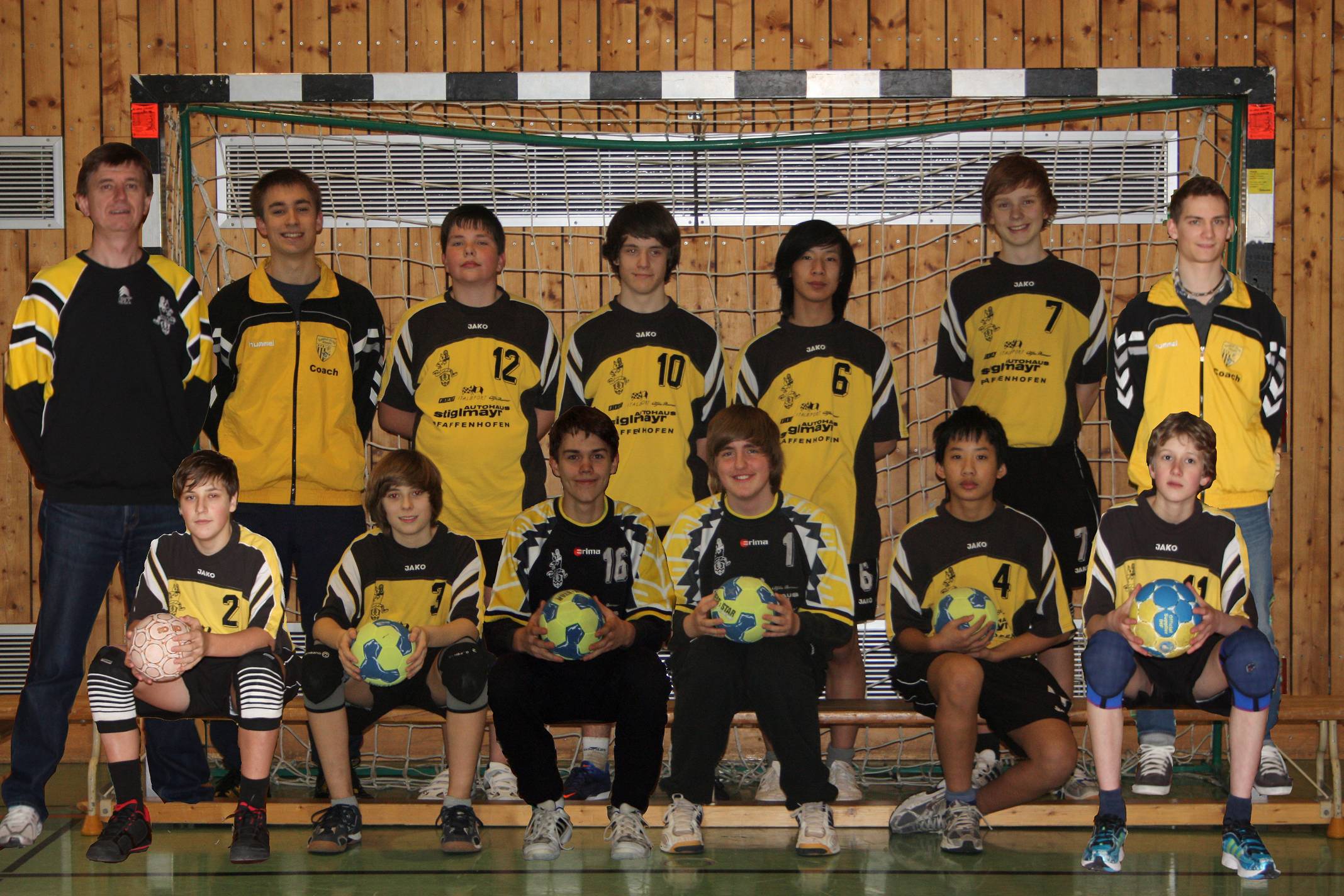 Offizielles Mannschaftsfoto männliche C 2011/2012
