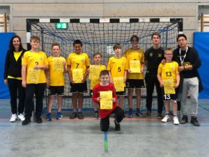 Die männliche C-Jugend der Handball-Füchse beim Fuchs-Cup