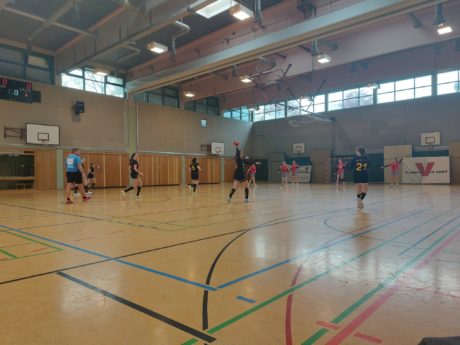 Die weibliche A-Jugend der Handball-Füchse im Landesliga-Qualifikationsturnier