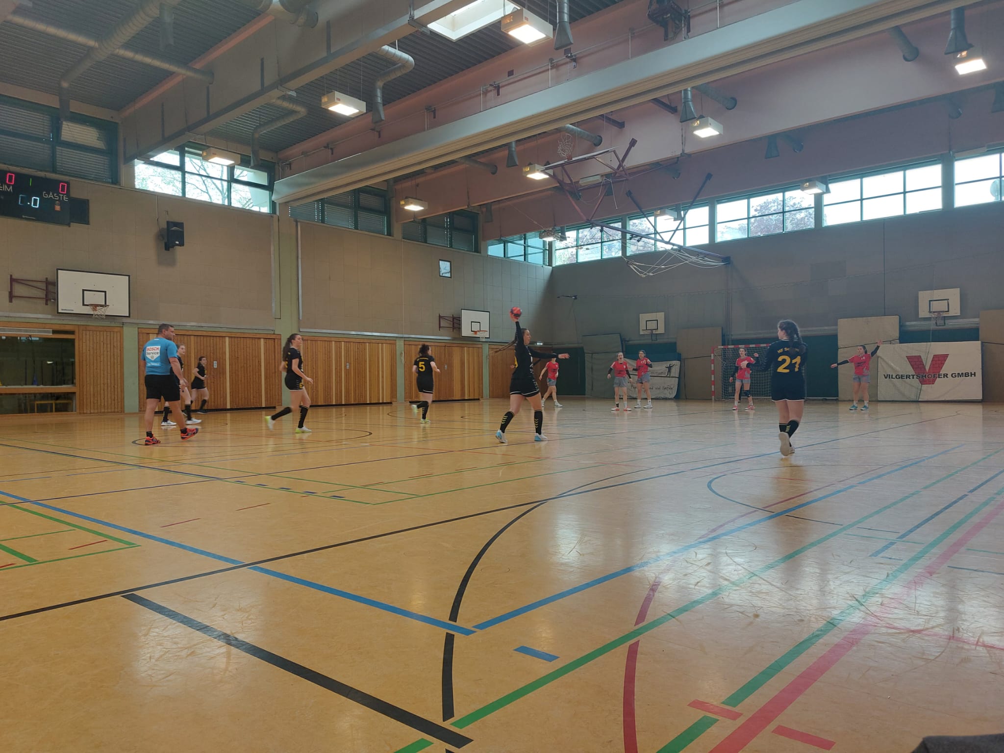 Die weibliche A-Jugend der Handball-Füchse im Landesliga-Qualifikationsturnier