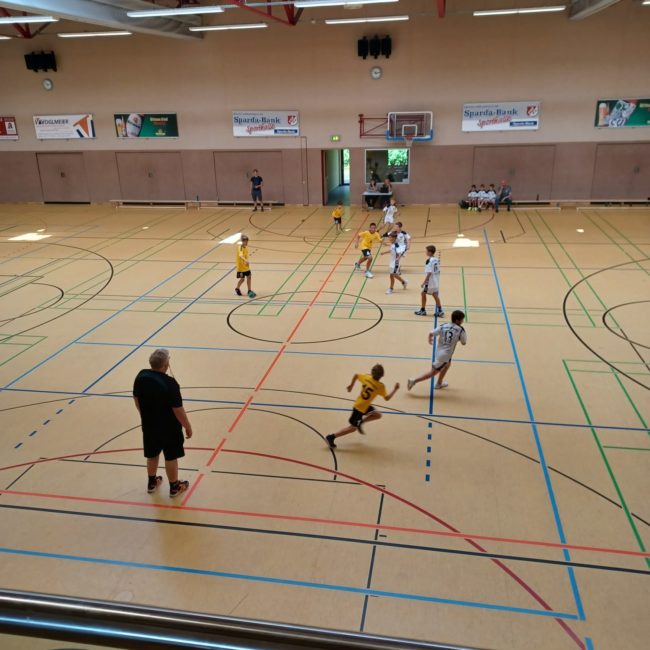 Die männliche D der Handball-Füchse beim Bezirksliga-Qualiturnier