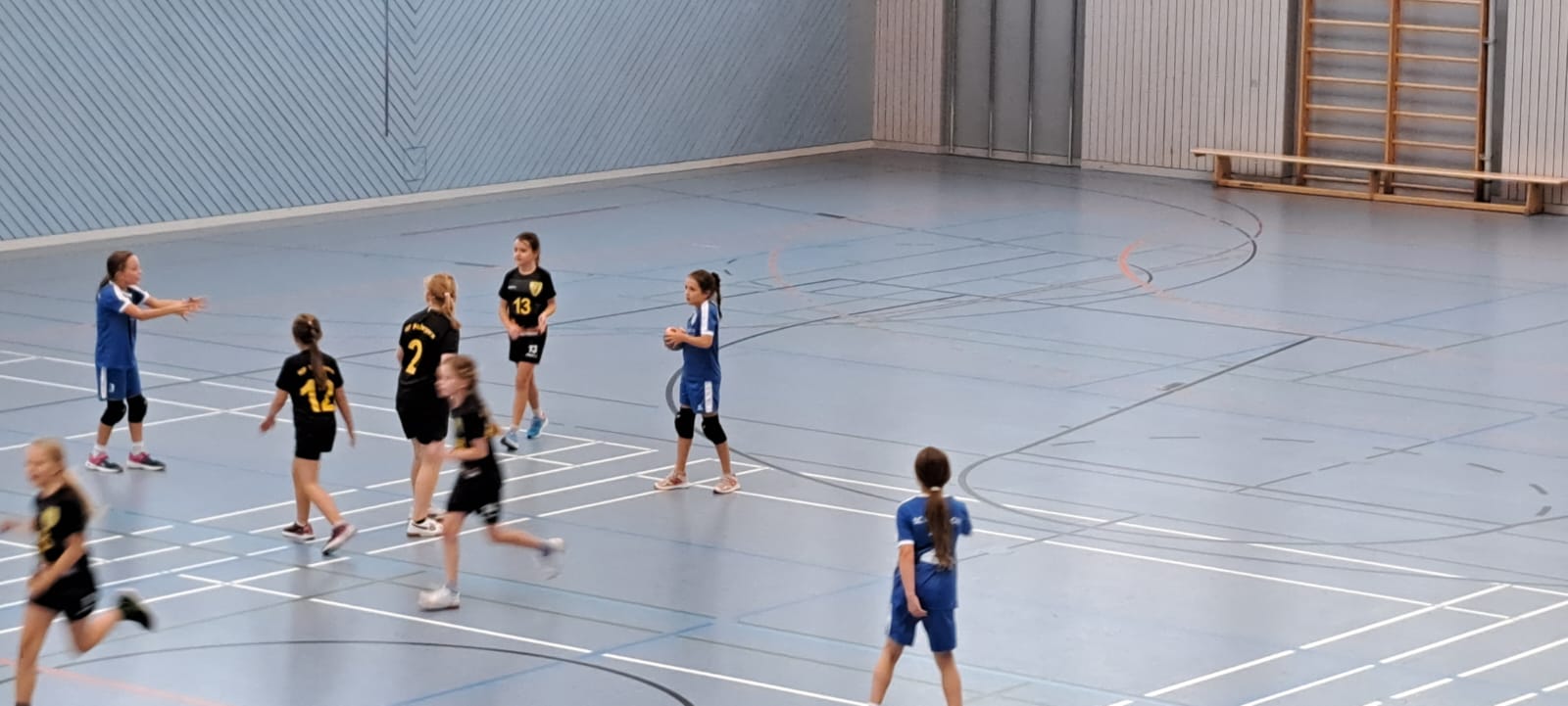 Die weibliche E II der Handball-Füchse beim KHB-Turnier in Palzing