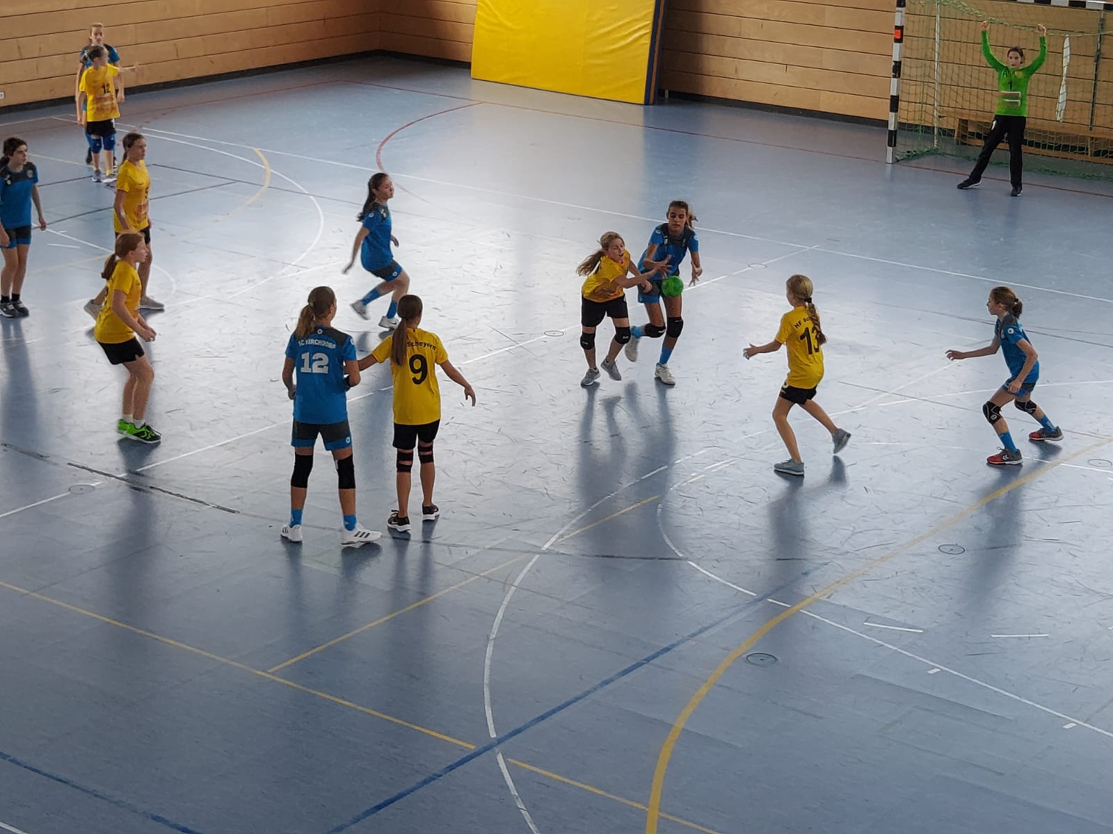 Die weibliche D-Jugend im Heimspiel gegen den SC Kirchdorf