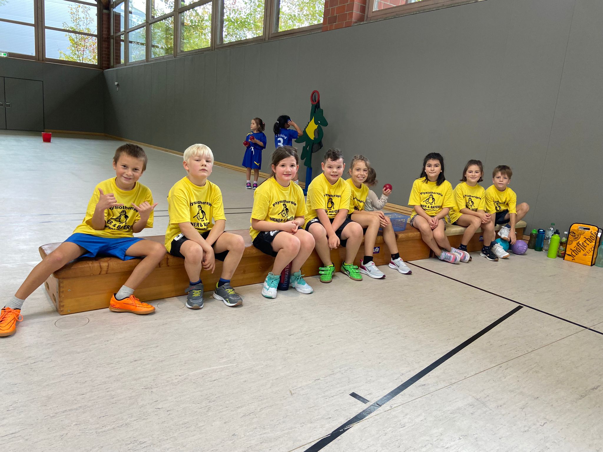 Die Minis III der Handball-Füchse auf dem KHB-Turnier in Eching