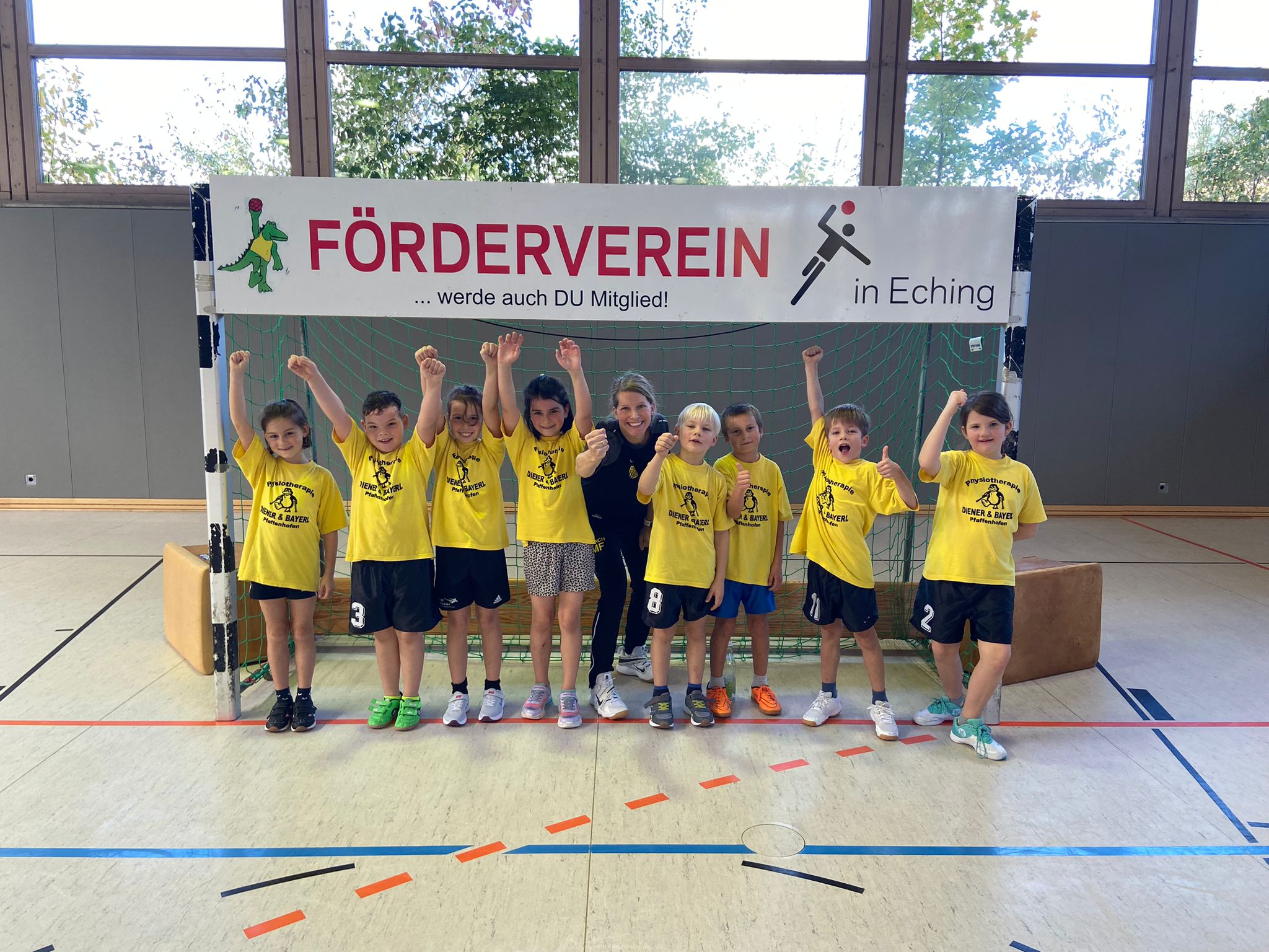 Die Minis III der Handball-Füchse auf dem KHB-Turnier in Eching