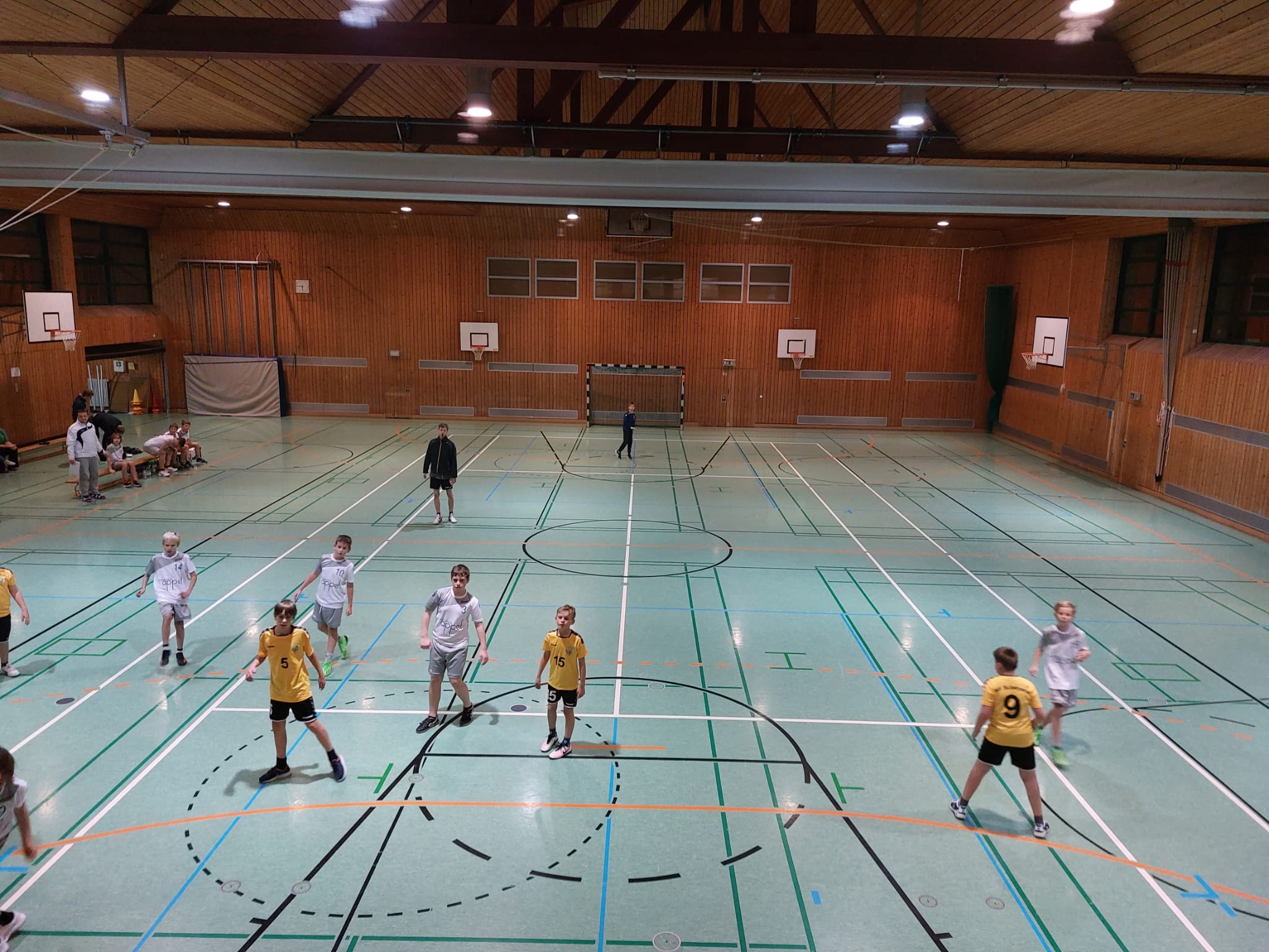 Die männliche D im Heimspiel gegen den TSV 1862 Neuburg