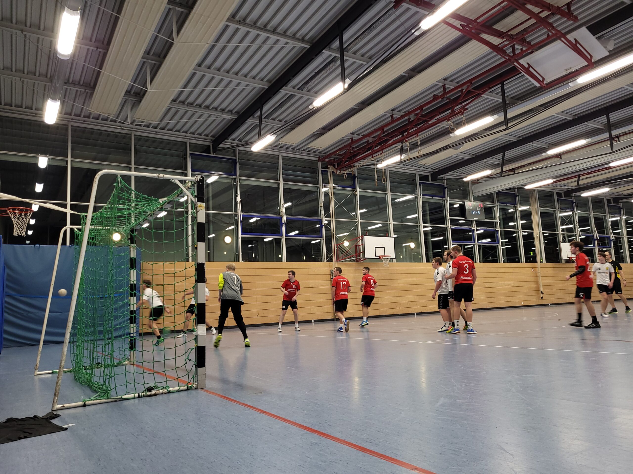 Die Herren II der Handball-Füchse im Heimspiel gegen Erdweg