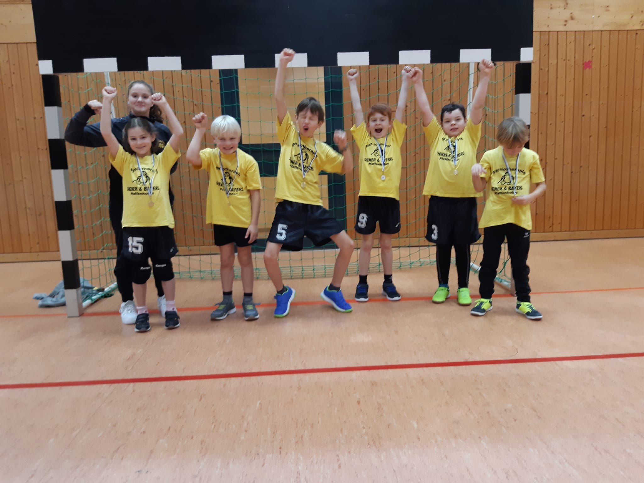 Die Minis I der Handball-Füchse beim KHB-Spielbetriebsturnier