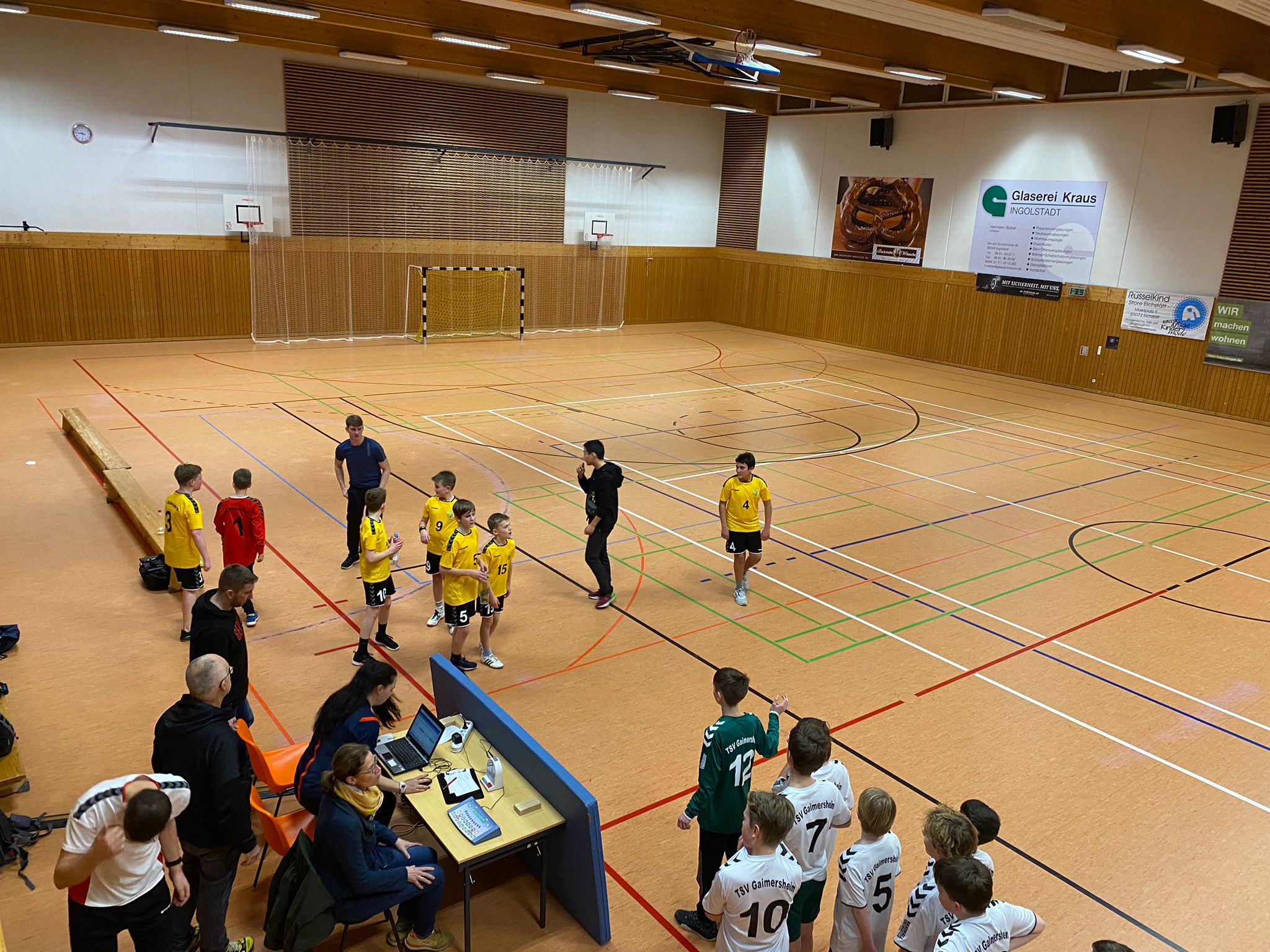 Die männliche D der Handball-Füchse im Auswärtsspiel beim TSV Gaimersheim