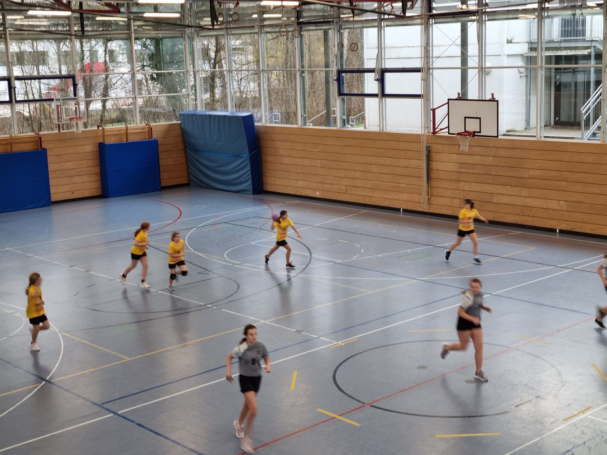 Die weibliche D der Handball-Füchse im Heimspiel gegen Pfaffenhofen