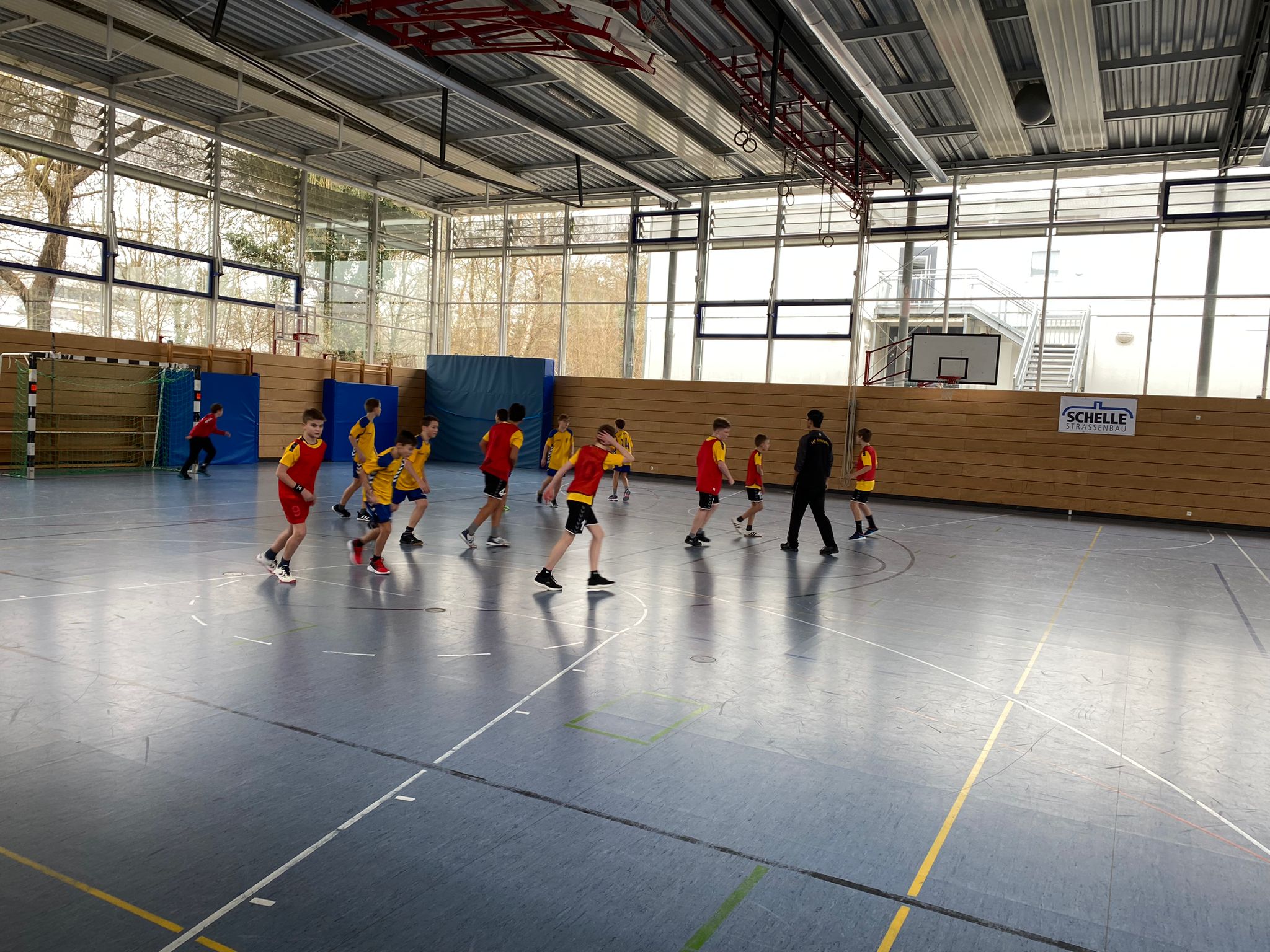Die männliche D der Handball-Füchse im Heimspiel gegen Pfaffenhofen