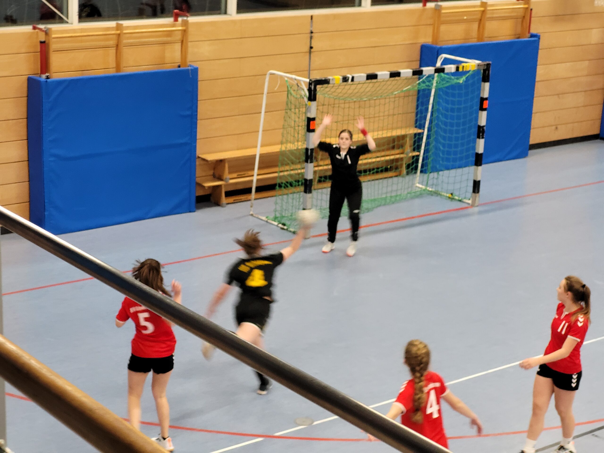 Die weibliche A der Handball-Füchse im Heimspiel gegen Schrobenhausen