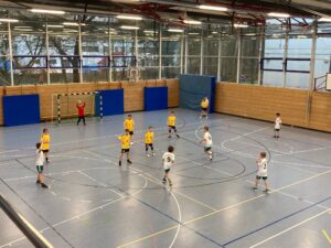 Die männliche D der Handball-Füchse im Heimspiel gegen Gaimersheim