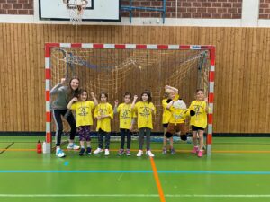 Die Bambinis der Handball-Füchse beim KHB-Turnier