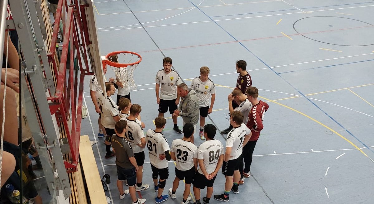Die Herren I der Handball-Füchse Scheyern im Heimspiel gegen SpVgg Altenerding