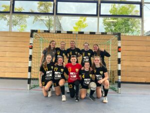 Die weibliche A-Jugend der Handball-Füchse im Heimspiel gegen Aichach