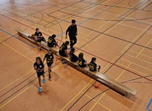 Die weibliche D II der Handball-Füchse im Auswärtsspiel gegen Indersdorf