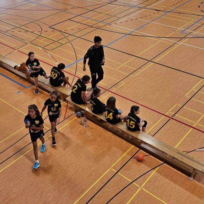 Die weibliche D II der Handball-Füchse im Auswärtsspiel gegen Indersdorf
