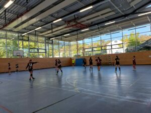 Die weibliche A der Handball-Füchse im Heimspiel gegen München