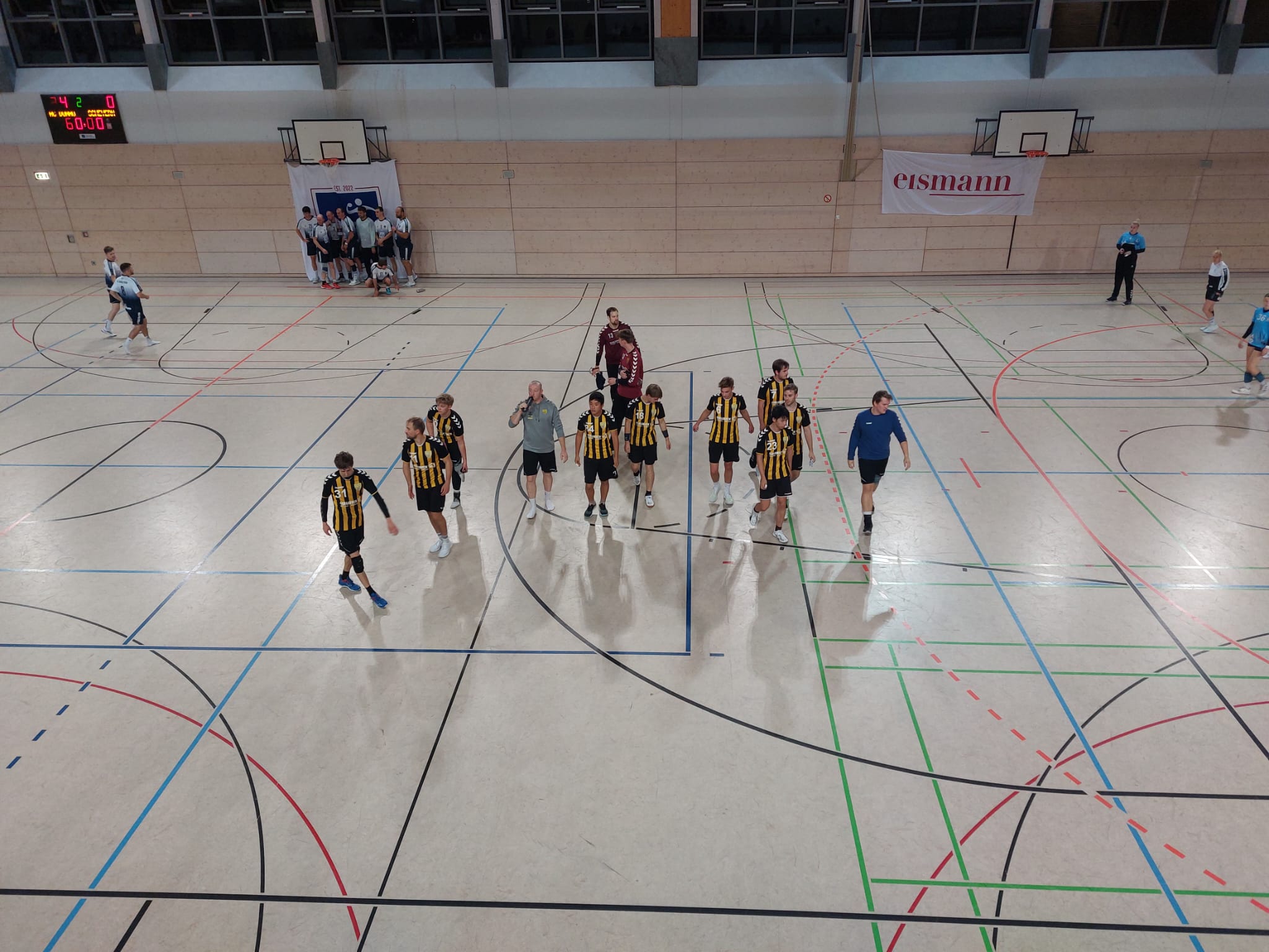Die Herren I der Handball-Füchse im Auswärtsspiel gegen Donau/Paar
